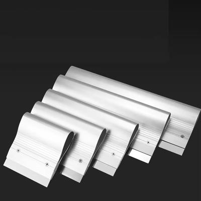 Stainless Steel Ink Scraper Screen Printing Squeegee Scraper Board Tools 10-30cm Square Cut Blade