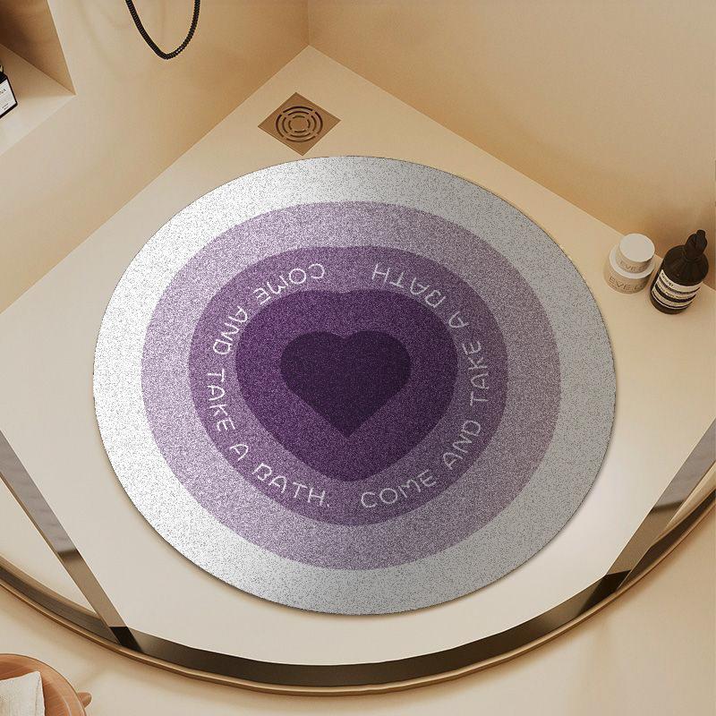 

Круглый коврик для ванной комнаты с проволочным кольцом, нескользящий коврик для душевой комнаты, решетка для ванной комнаты, выдолбленный дренажный коврик для унитаза 60*60