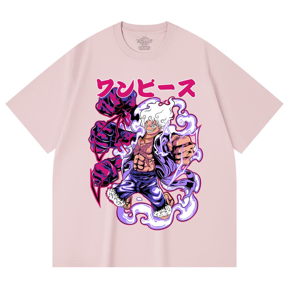 230 Gsm 100% Cotton One Piece V28 Nika Print Unisex Heavy Cotton T Shirt