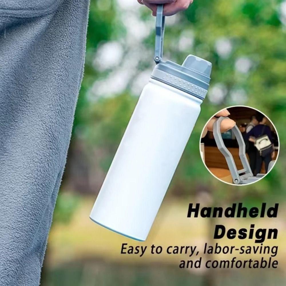 Wide Mouth Thermal Water Bottle Large Capacity Insulated Water Bottle Gift Vacuum Flask Office