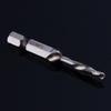 Hex Handle Tap Drill Bits M4 HSS 1/4" Hex Shank Drill & Tap Taper Drill Bits Power Tool Part
