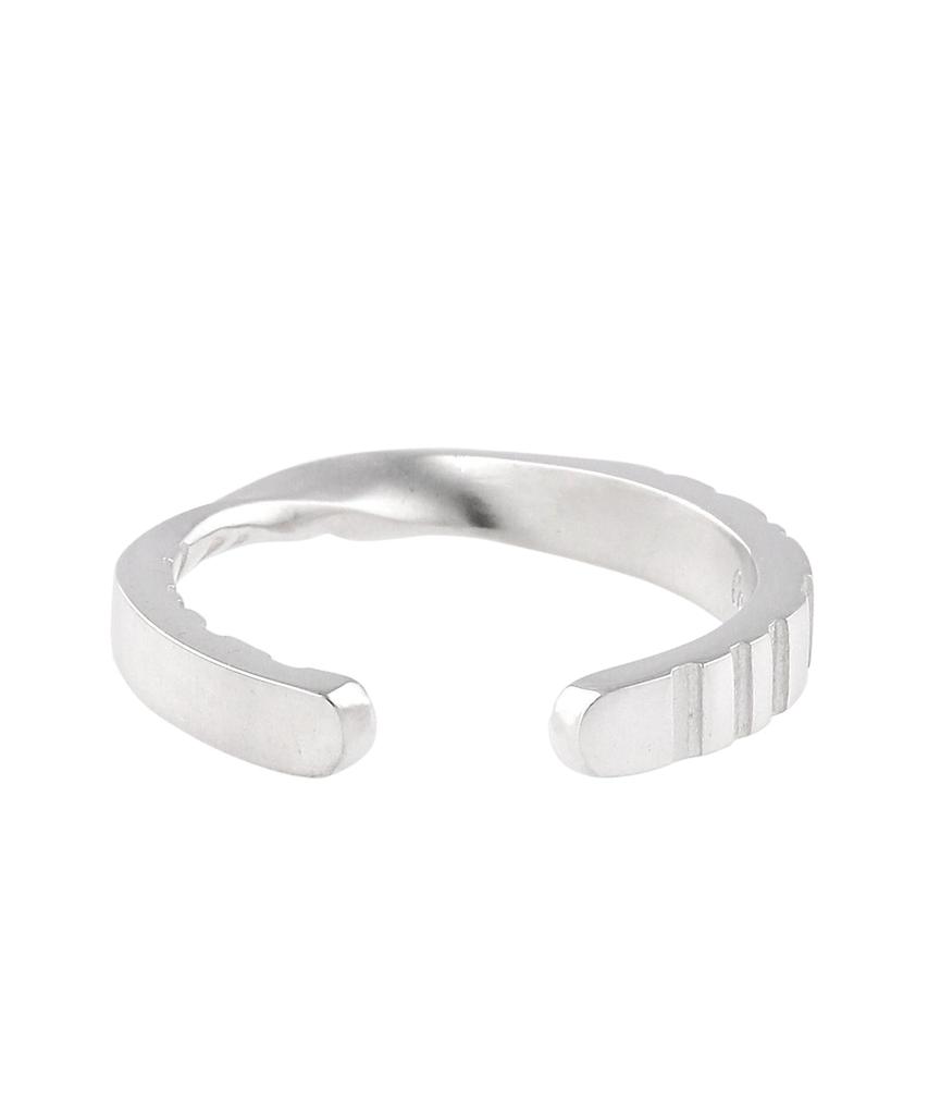 Paul Smith Stripe Open Ring 240904200000WF "Shadow Emboss"