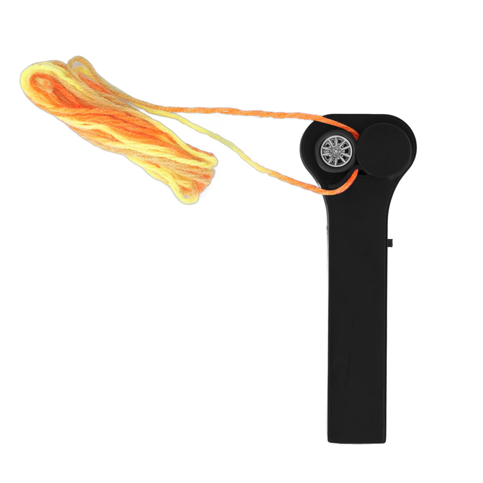 

Пропеллер для запуска каната Компактная структура Яркий цвет Электрический запуск каната Игрушка для кошек Игрушки чёрный