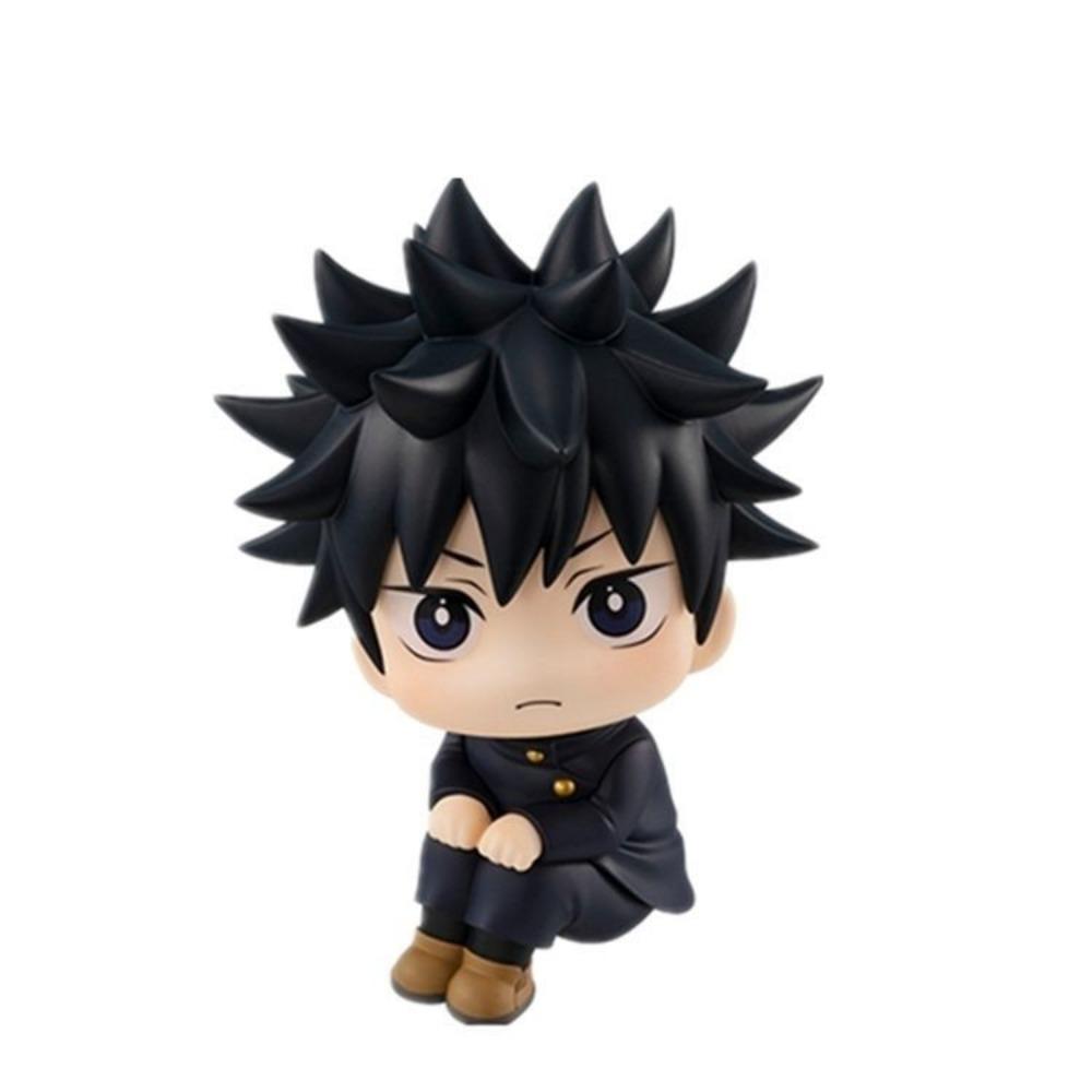 Înălțime de 11 cm Anime 'Jujutsu Kaisen' Ornamente pentru mașină: Păpuși cu versiunea Q a lui Itadori Yuji, Gojo Satoru, Fukushige Megumi și Kugisaki Nobara