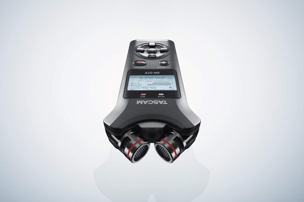 TASCAM DR-07X USB Audio Interface, Stereo Linear PCM Recorder, Handy Recorder, USB Microphone, YouTube ASMR, 2496 Hi-Res