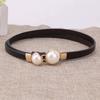 Women's Genuine Leather Waist Chain: Fashionable Korean Style Belt for Dresses, Skirts, Coats, and Sweaters.