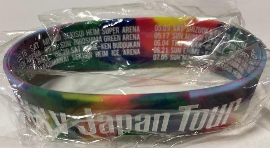 ONE OK ROCK 2015 "35xxxv" JAPAN TOUR Official Merchandise Rubber Band (Rainbow)