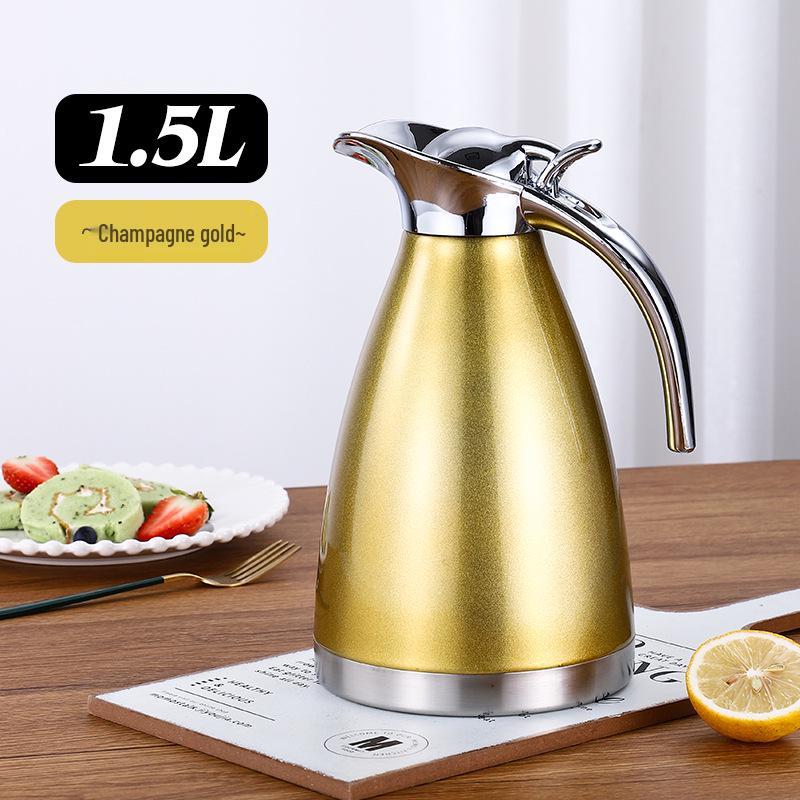 

2 л Чайник для горячей и холодной воды из нержавеющей стали 304 с двойными стенками в европейском стиле 1.5L Cold Water