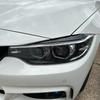 1 Pair Car Gloss Black Headlights Eyebrow Eyelids Trim For BMW 4 Series F32 F33 F36 M4 420d 420i 425d 430i 435i 440i 2013-2021