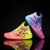 Mens Basketball Shoes Non-Slip Breathable Outdoor Sneakers Fashion Graffiti Sports Training Shoes for Running Walking