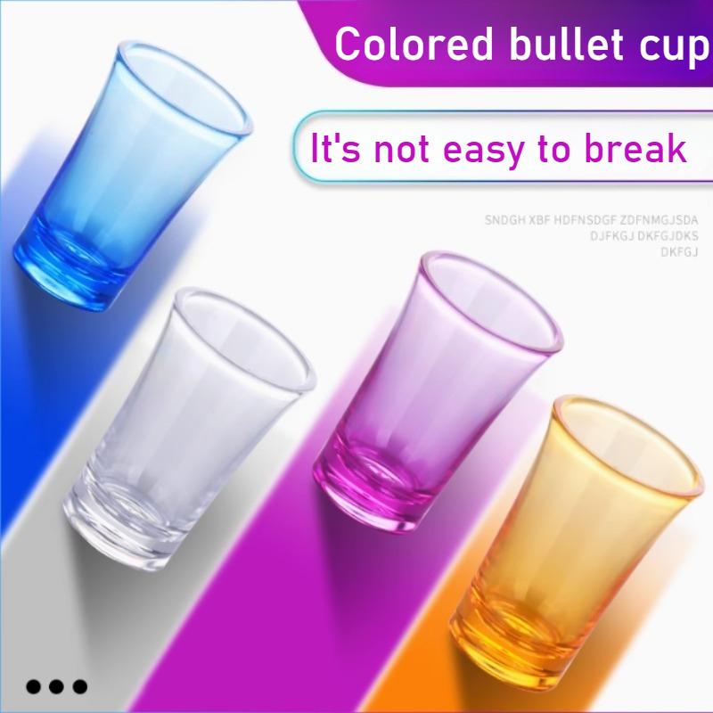 10 PCs BPA-Free Plastic Shot Glasses, Shatterproof Cocktail Vodka Cups for Party Bar Wedding, Dishwasher Safe Barware Drinkware