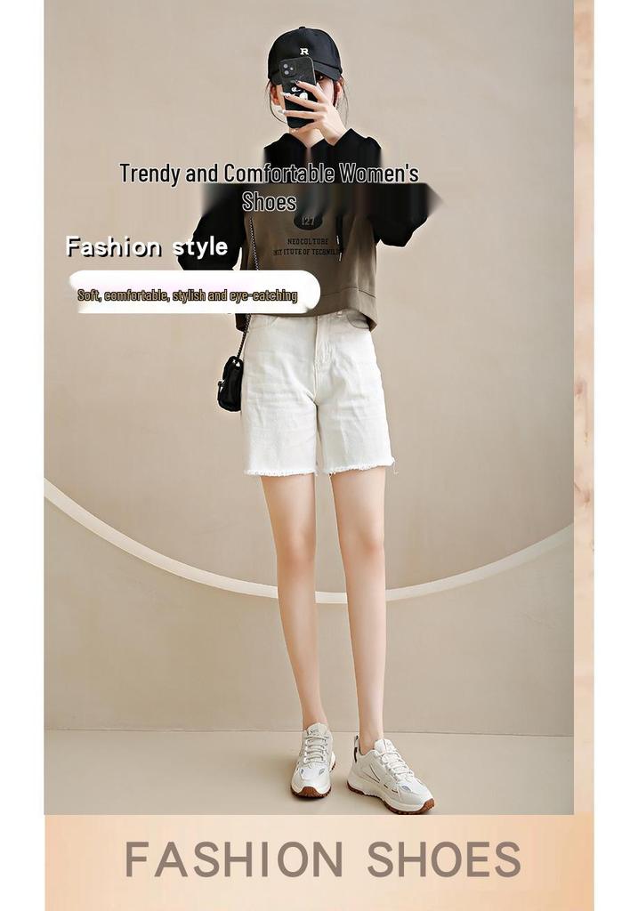 Women's Thick-Soled Cortez Shoes: Breathable, Lightweight, Comfortable, Versatile Low-Top Sneakers for Students