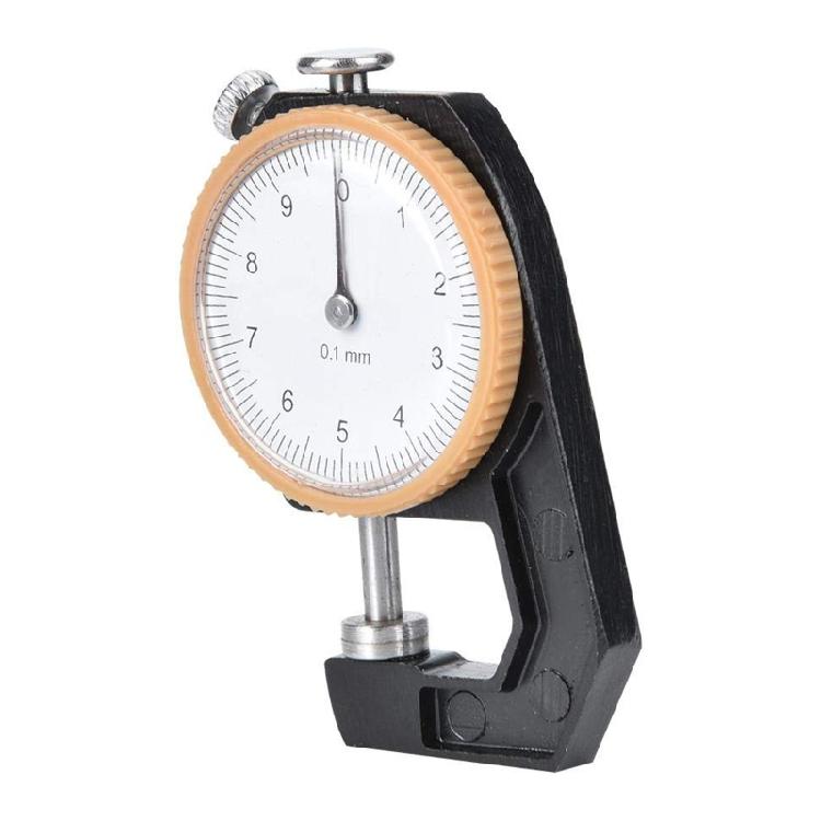 0~10mm Dial Thickness Gauge 0.1mm Tester Thickness Measuring Tool for Leather