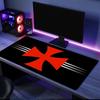 Red Cross CR Flamengo mouse pad, rubber base, esports desk mat, mouse pad for gamers and office use, gaming desk , easy to clean mat