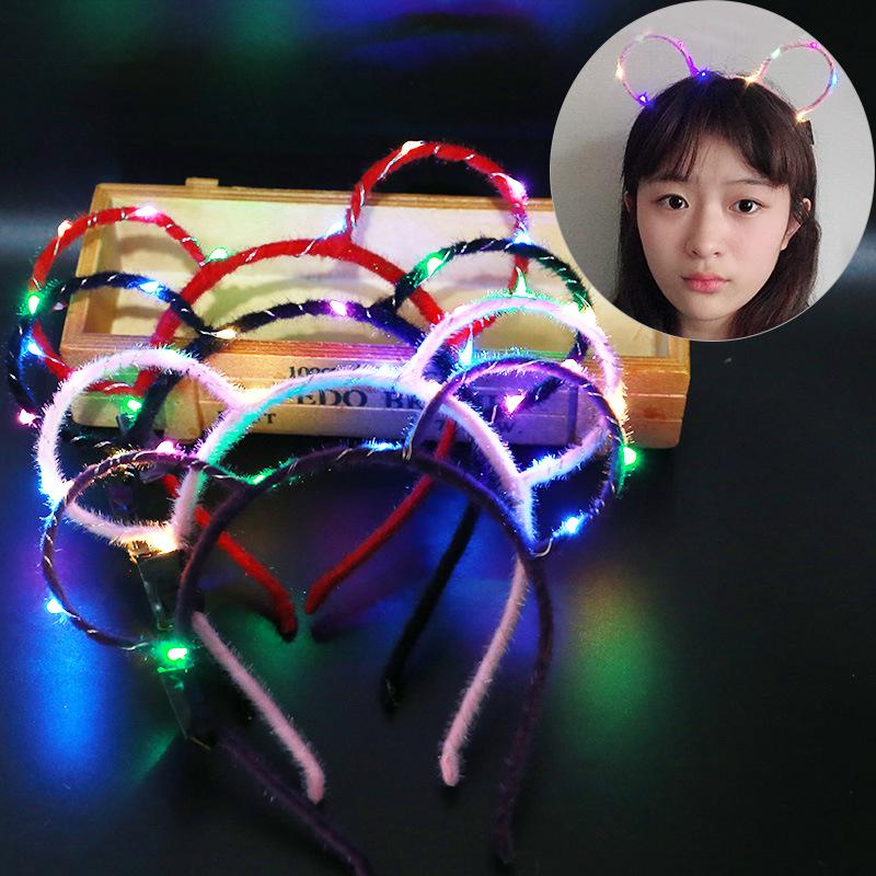 

Повязка на голову с рогом оленя и ушками кролика для рождественских подарков