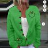 2026 Foreign Trade New 3D Digital Printing Cardigan Knitted Jacket Women's Clothing Early Spring and Autumn Factory Wholesale
