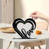 Heart Shaped Iron Napkin Holder Metal Paper Stand Home Party Decoration Independent Desktop Tissue Storage Clip Napkin Dispenser