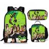 Luxury Popular Funny Novelty Kpop Katseye 3D Print 3pcs/Set pupil School Bags Laptop Daypack Backpack Lunch bag Pencil Case