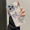 Three-Dimensional Rhinestone Butterfly Mobile Phone Case Is Suitable For Apple 17Pro Love Laser 15 All-Inclusive Side Drill 14 Anti-Drop Models