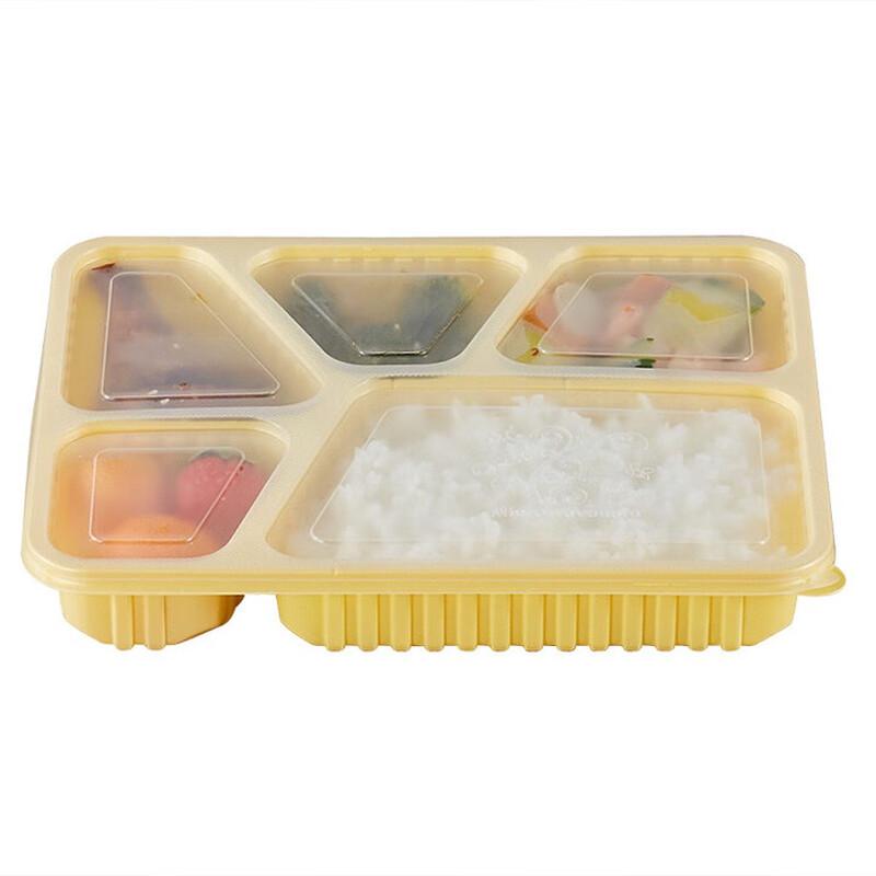 ZLIII Disposable 5-Compartment Lunch Box with Lid