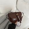 Saddle Bag Women's New Shoulder Strap Shoulder Armpit Bag Retro Style Simple Design Messenger Bag Handbag