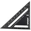 Protractor d'angle pour toiture 7 pouces Alliage d'aluminium Oxydation noire  (  )