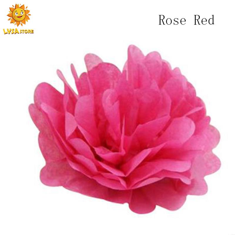 10inch 25cm European And American Party  Decorative Paper Flower Ball Handmade Garland For Wedding Dress Up Birthday Gathering