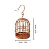 1 Pcs Bird Cage Diy Iron Metal Bird Cage Micro Landscape Hollow 1:6 1:12 Scale Doll House Desktop Small Decoration Household Decoration