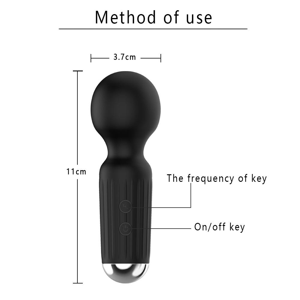 Mini AV Vibrator Leistungsstarke Fee Weibliche Persönliche Ganzkörper Massage Zauberstab Massager Elektrische