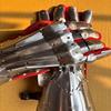 40.64 cm Medieval Late Gothic Gloves Steel Gauntlets Armor Knight Finger SCA LARP Gloves Gift