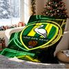 ADO Den Haag Pattern Blanket for Home Decoration, Bed, Sofa, Car Travel, Camping, Suitable for All Seasons, Birthday Christmas Gift