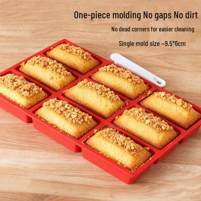 Silicone 9-Cavity Rectangular Cake & Soap Mold