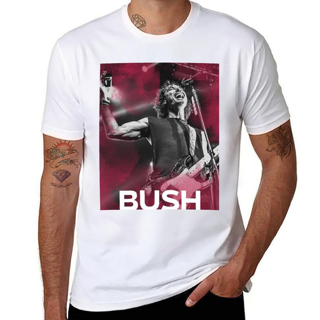 Bush Fan Art of survival fan tour  For Grunge s Lovers TShirt t shirts for Unisex pack cotton cotton t shirt pack TShirt