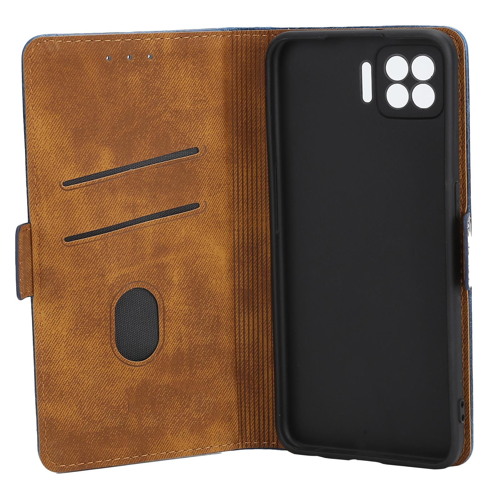 

Magnetic Mobile Phone PU Leather Flip Cover Case for OPPO F17 Full Covered Phone Case