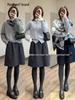 Max Daex Woolen Midi Skirt – Hidden Meat Bud Design for Simple Commuting, Ideal for Autumn/Winter.