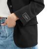 COACH SS25 Business Suit Coat Women's Black CZ924-BLK