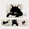 Cute Black Cat Small Mouse Pad Female Non-slip Cushion Office Entertainment Thickened Computer Desk Pad Wrist Pad