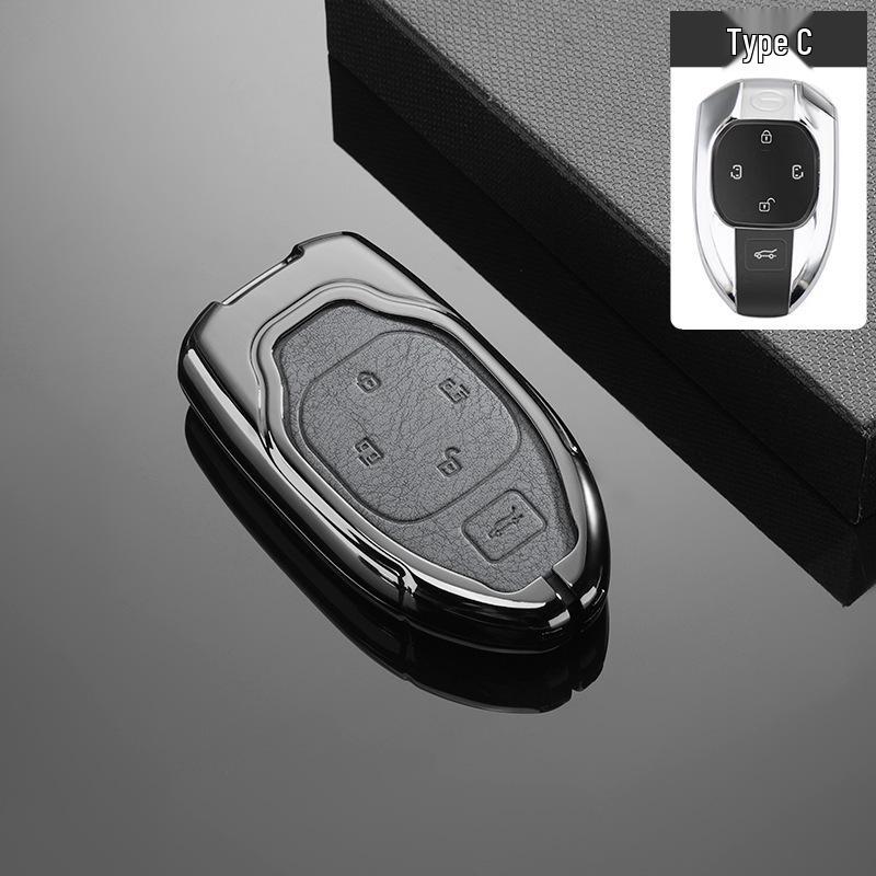 Compatible Key Case for GAC Trumpchi GS8, M8, Master, Shadow Leopard, GS4, Shadow Speed, GS3, Shadow Cool - J16 Shell Buckle