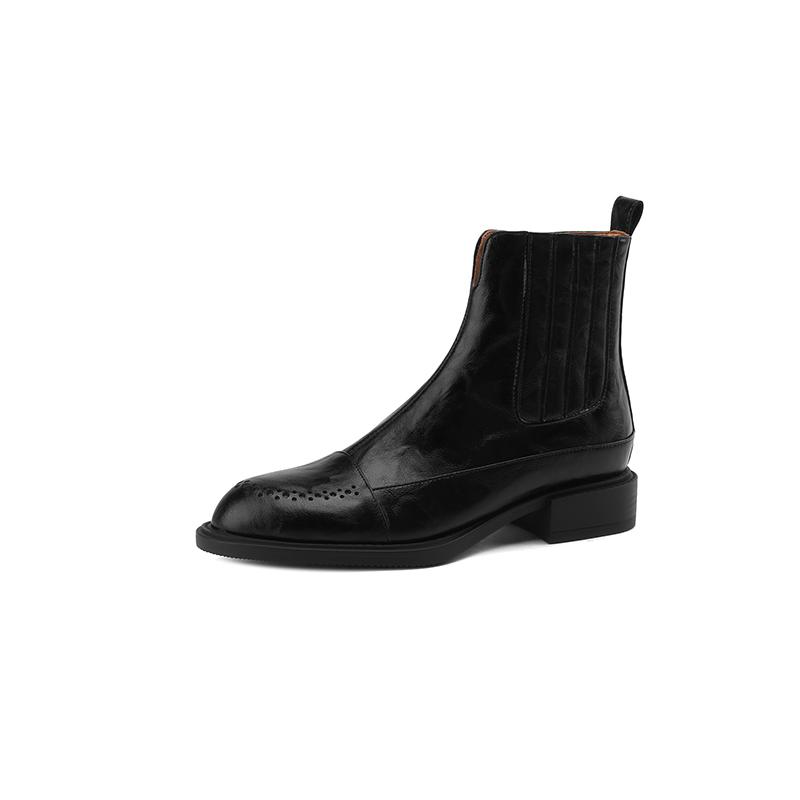 Fashion 2024 New Autumn Women Shoes Chelsea Women Boots Winter Block Ankle Boots for Women Zapatos De Mujer Womens Chunky Boots