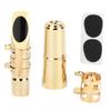Metal Alto Saxophone Metal Mouthpiece with Cap Pads Musical Instruments Accessory(7C#)