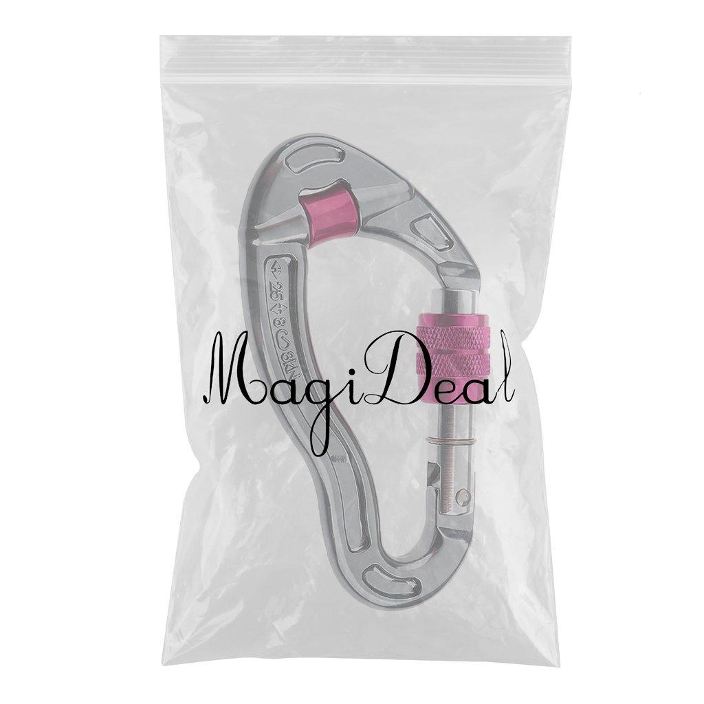 Sharplace Screw Climbing Carabiner 25kn Red [No Item]