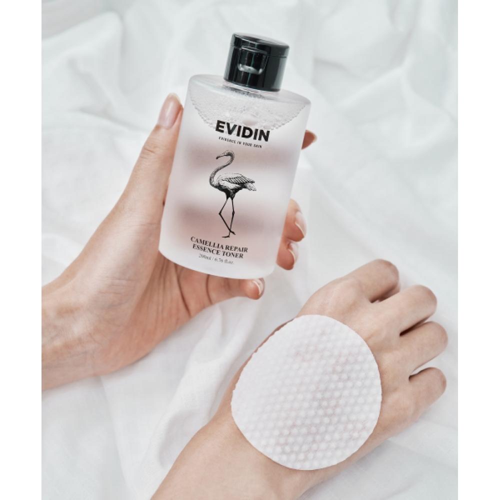 Evidence In Your skIn Camellia Hot drInk Set Foam Cleanser 150ml+toner 200ml+cream 60ml