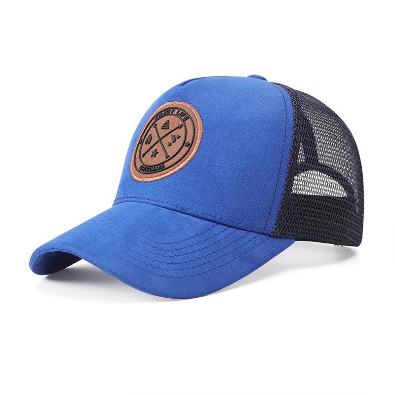 Berretto da Baseball Estivo in Rete Donna Uomo Cappello Snapback Casual Traspirante Icona Lettera Unisex Hip Hop Cappellini da Camionista Sport All'Aria Aperta Cappello da Papà