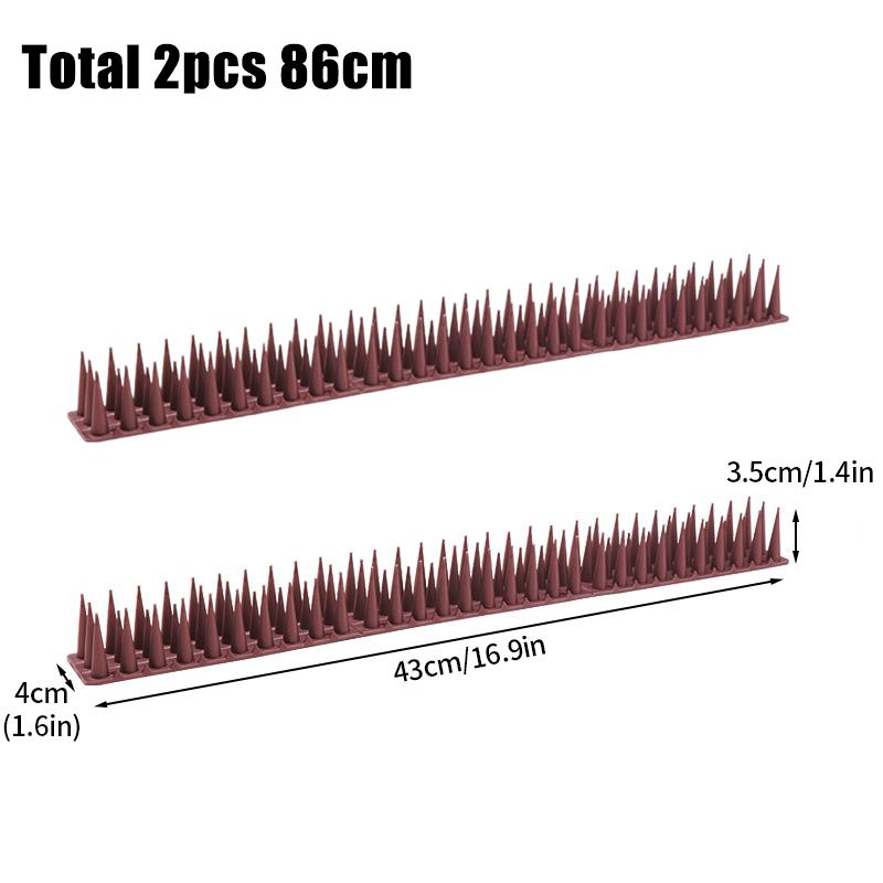 43Cm-430Cm Plastic Anti Bird Pigeon Spikes Stainless Steel Bird Repeller Detachable Anti Climb Fence Wall Spike For Repeller