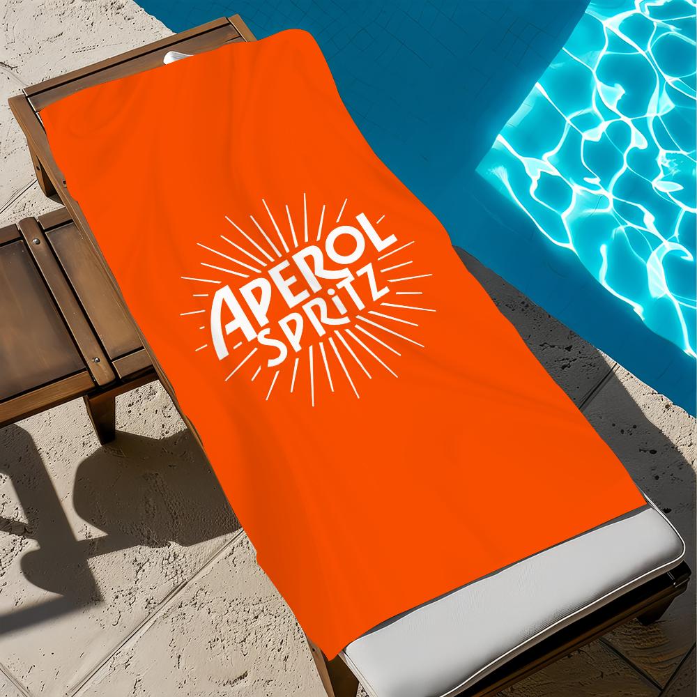 Orange art A-AperolS Towel Beach Quick Dry Soft Pool Towels Gift for S-Spritzs-S Travel Gym Shower Camping sports STJ40x70CM