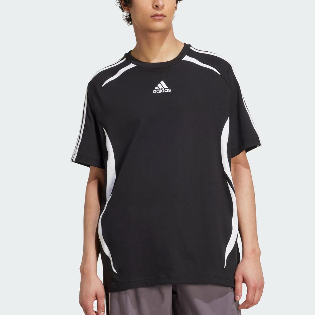 Adidas SS25 Teamgeist Loose Comfortable Crew Neck Short Sleeve T-Shirt Men Tops KE0145