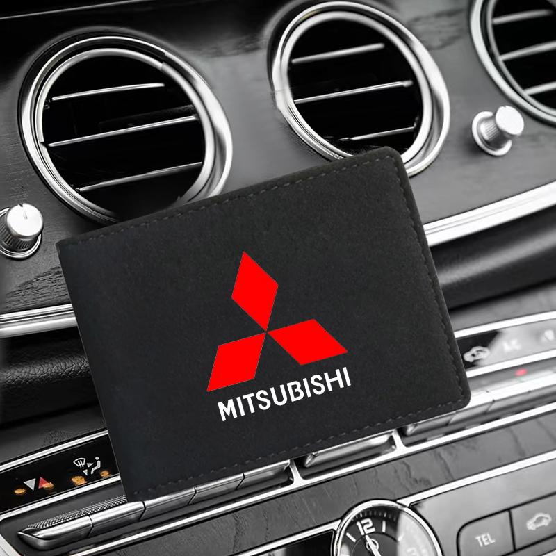 Tragbarer Führerscheinhalter für Auto PU-Leder Kartenetui für Mitsubishi Asx Lancer Outlander Pajero Ralliart Zubehör Auto Styling