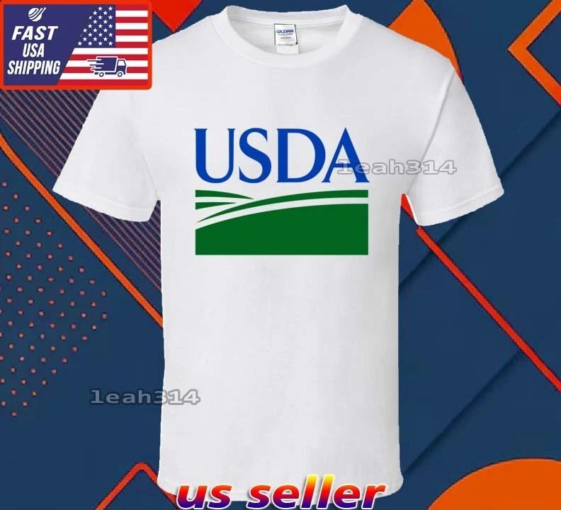 New Shirt USDA Logo T-Shirt Funny American Usa Unisex Size S-5XL