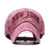 Versatile Pure Cotton Alphabet Washed Cloth European and American Retro Old Baseball Cap Outdoor Sunshade Men's and Women's Hats