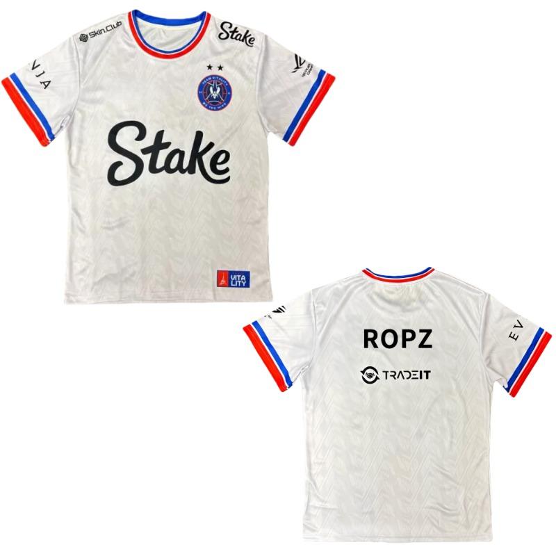 Vitality Team 2026 CS2 Fashion Street Outdoor Atmungsaktives Rundhals-T-Shirt für Herren und Damen Sport Kurzarm Anpassbar L white
